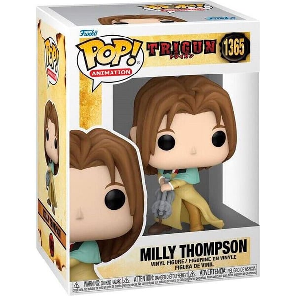 Figurine Funko Pop - Funko - Trigun Milly Thompson - 10 cm - Röd - Samlarobjekt