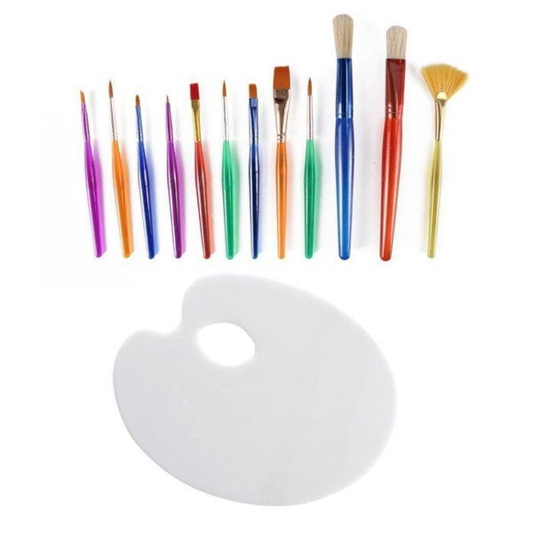 MégaCréa DIY - Matchande penslar x 12 + 1 palett