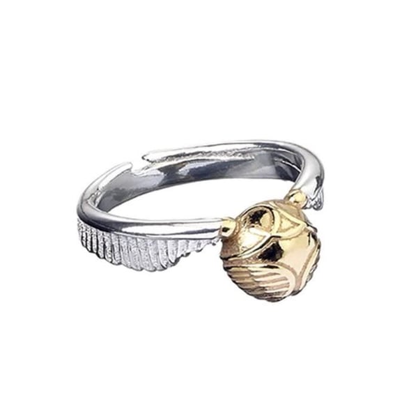 Ring - Harry Potter Golden Snitch - Rostfritt stål - Guld färg - För kvinnor