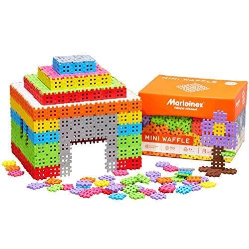 Marioinex 902141 Mini Vaffel, Paket med 500 stycken, Flerfärgad Marioinex_902141