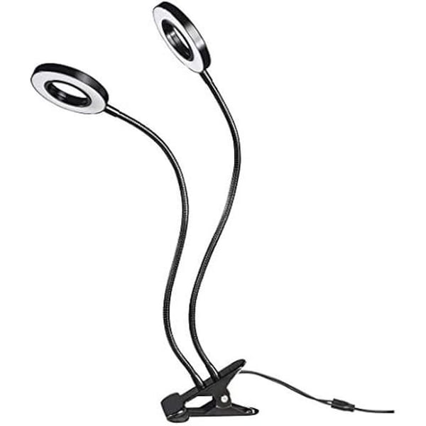 LED-lampa för växter - XAVAX - Circle - 48 LED (18 W) - 3 ljuslägen - USB uppladdningsbar
