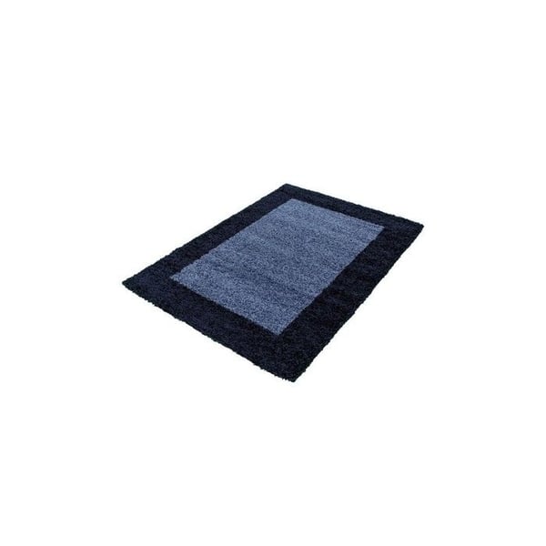 Tapis Shaggy - AYYILDIZ - 300x400 cm - Blå - Lång lugg - Rektangulär