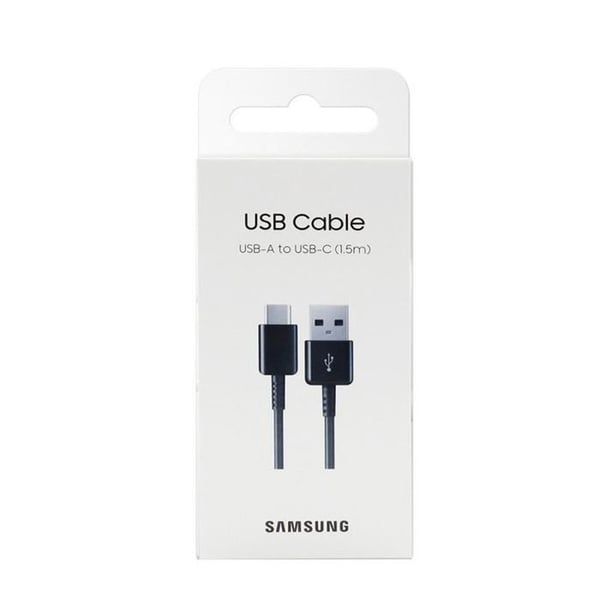 USB-kabel - SAMSUNG - USB A/USB C - 1,5m - Svart - Laddning och datatransfer