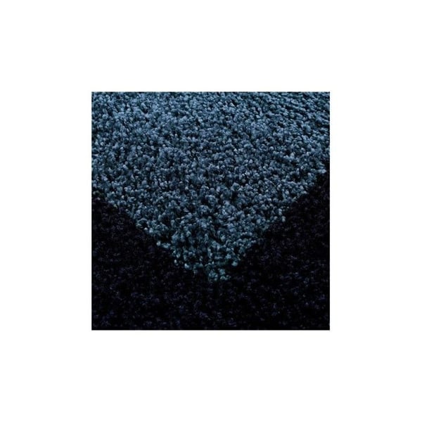 Tapis Shaggy - AYYILDIZ - 300x400 cm - Blå - Lång lugg - Rektangulär