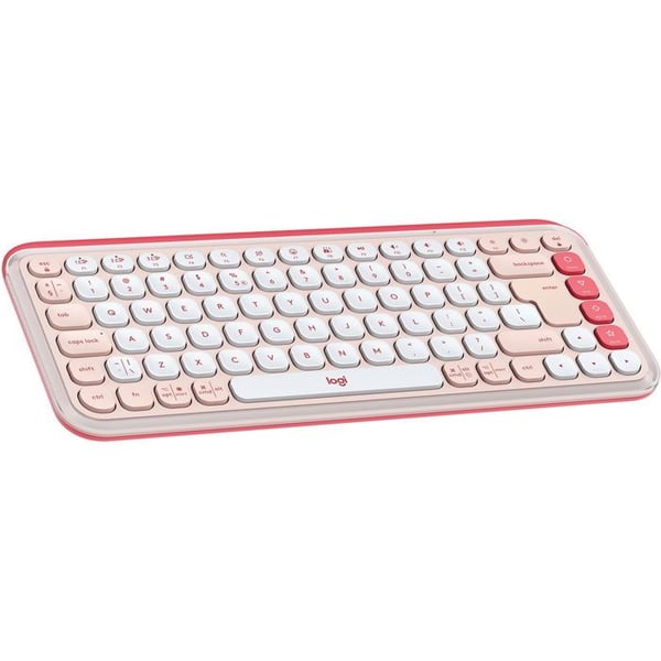 Logitech Pop Icon Tastatur, Rose - US INTL