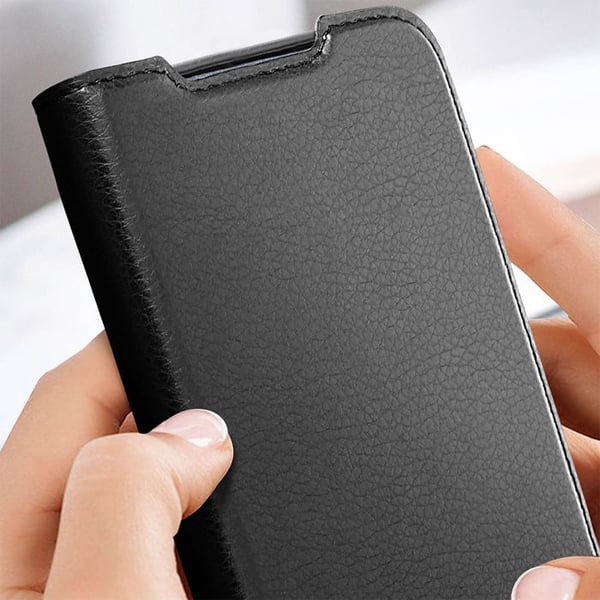Fodral - BIGBEN - Xiaomi 15T Pro - Inbyggd kortficka - Ekodesignad (GRS-certifierad) - Saffianobeklädnad