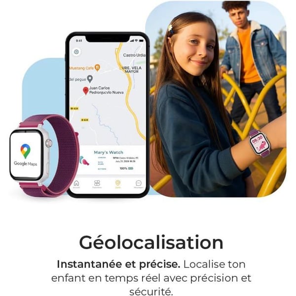 Smartklocka Save Family SaveWatch Plus 4G - GPS, Samtal, Video, Bluetooth