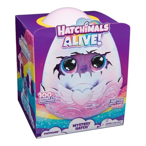 SPIN MASTER PUFFICORN HATCHIMALS ALIVE HEMLIG LUCKA