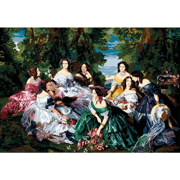 Canevas SEG N17 Eugenie och hennes tärnor 100 x 135 cm