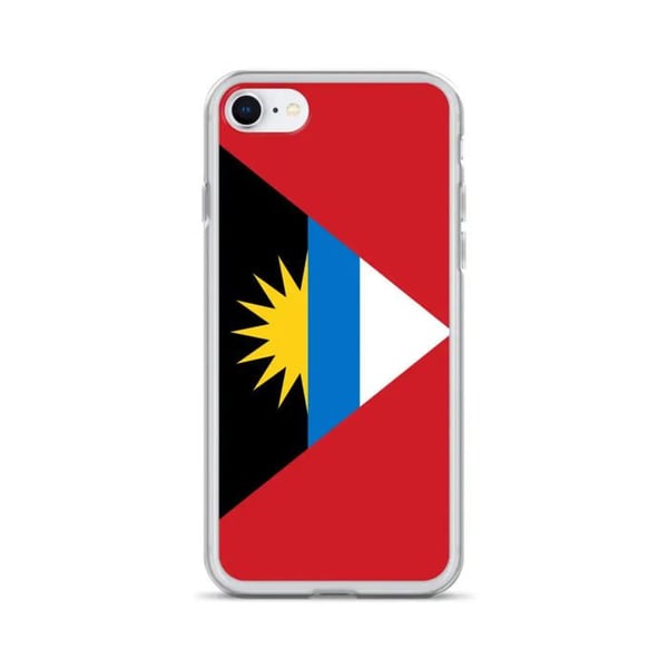 Mobilskal - PIXELFORMA - Flagga för Antigua och Barbuda - Kompatibel med iPhone 6 - Mjuk - Stöttålig