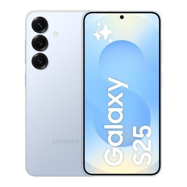 SAMSUNG Galaxy S25 AI Smartphone 128 GB Ljusblå