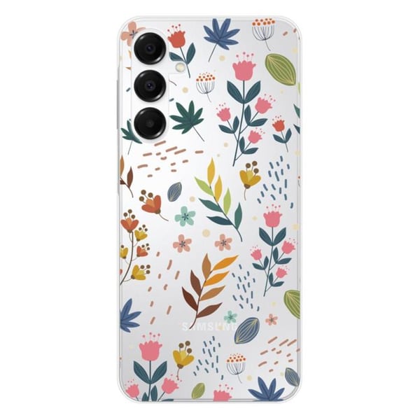Silicone-fodral - Kompatibel med Samsung Galaxy A16 - design med färgglada blommor