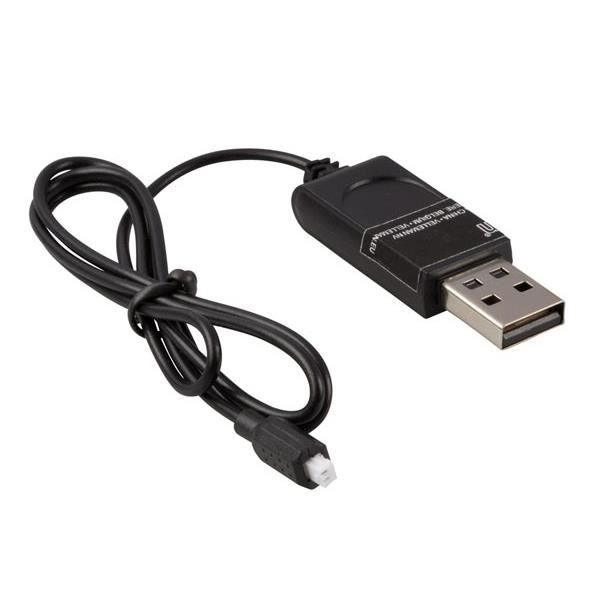 Laddkabel - Velleman - RCQC2-SP4 - Svart - Uppladdningsbar USB - Radiostyrd