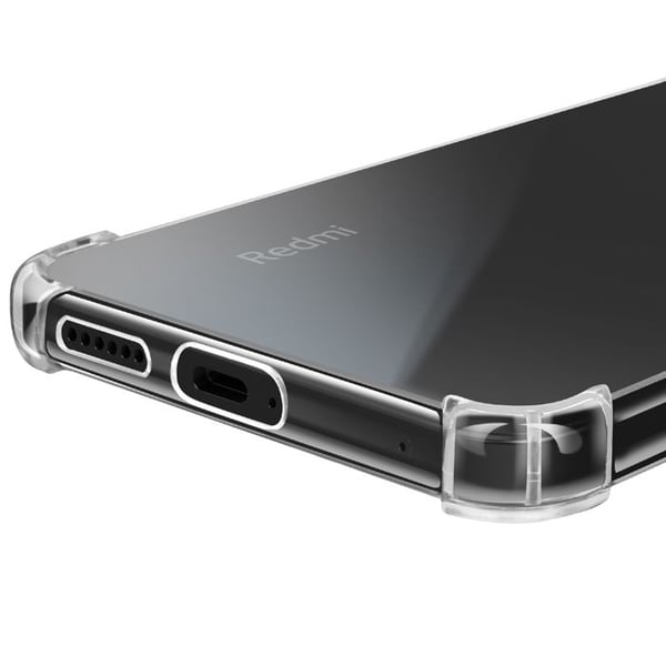 Stötsäker Skal - Xiaomi Redmi Note 14 4G - Förstärkta Hörn - Lätt Design - Transparent