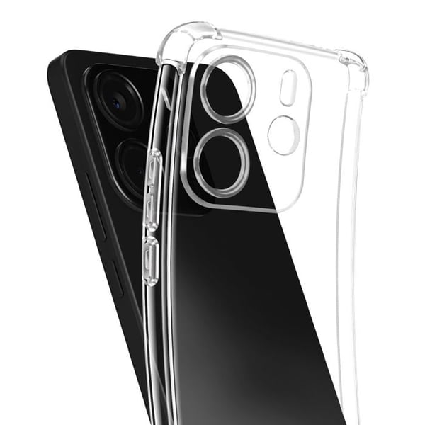 Stötsäker Skal - Xiaomi Redmi Note 14 4G - Förstärkta Hörn - Lätt Design - Transparent