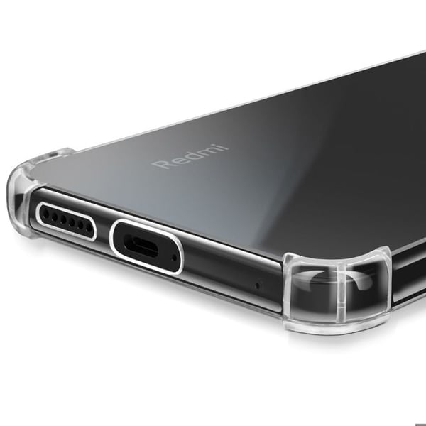 Stötsäker Skal - Xiaomi Redmi Note 14 4G - Förstärkta Hörn - Lätt Design - Transparent