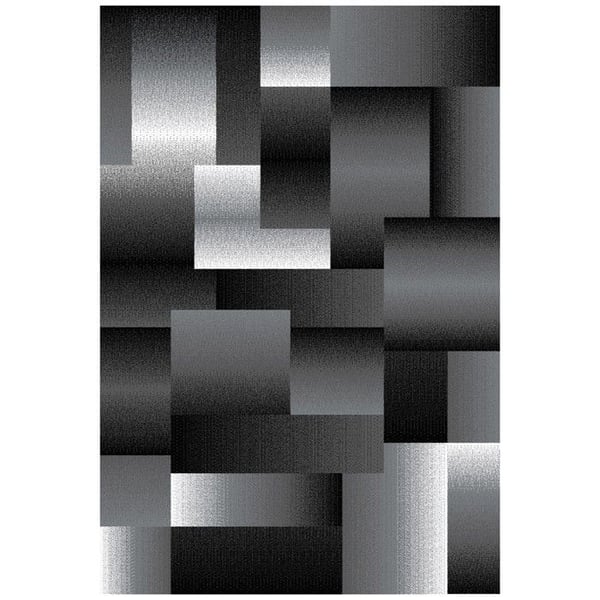 Modern designmatta Miami 6560 SVART (160x230 cm)