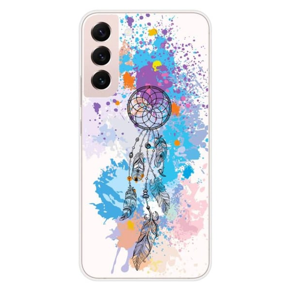 Silikonetui - Kompatibel med Samsung Galaxy S22 Plus - drömfångare färgdesign