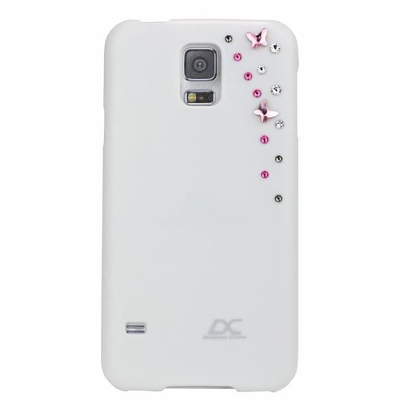 Diamond Cover Sky Swarovski Rhinestone Fodral till Samsung Galaxy S5 Vit