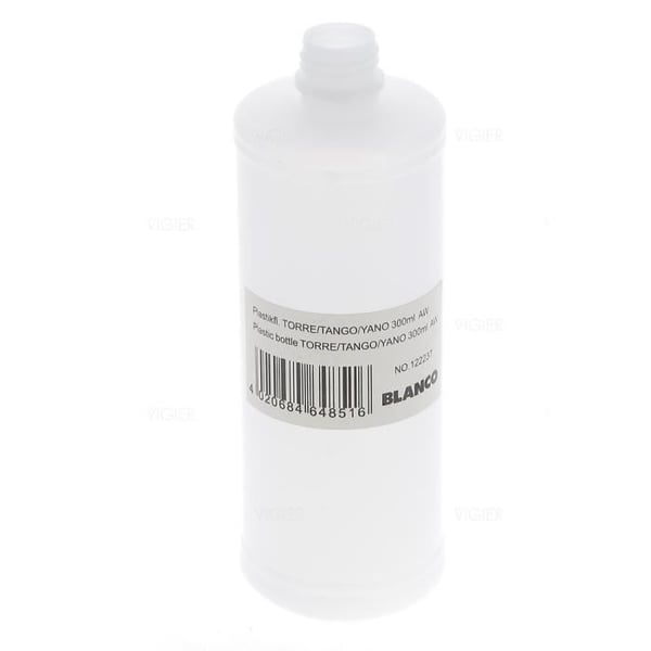 Flaska för flytande tvål dispenser - BLANCO - 300ml - Vit - Modern - Plast