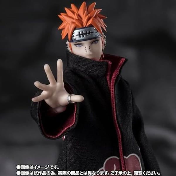 TAMASHII NATIONS - Naruto Shippuden - Pain Tendo - Sexväg Rinnegan-, Bandai Spirits S.H.Figuarts Actionfigur