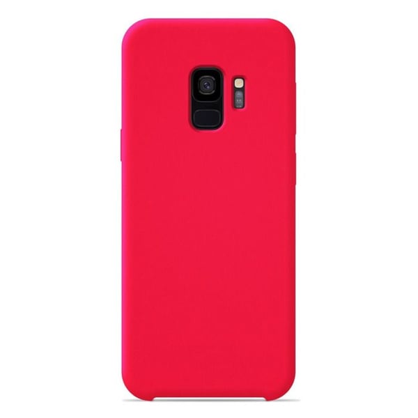 1001Coques - Soft Touch-silikonskal kompatibelt med Samsung Galaxy S9 - Inuti mikrofiber i sammet