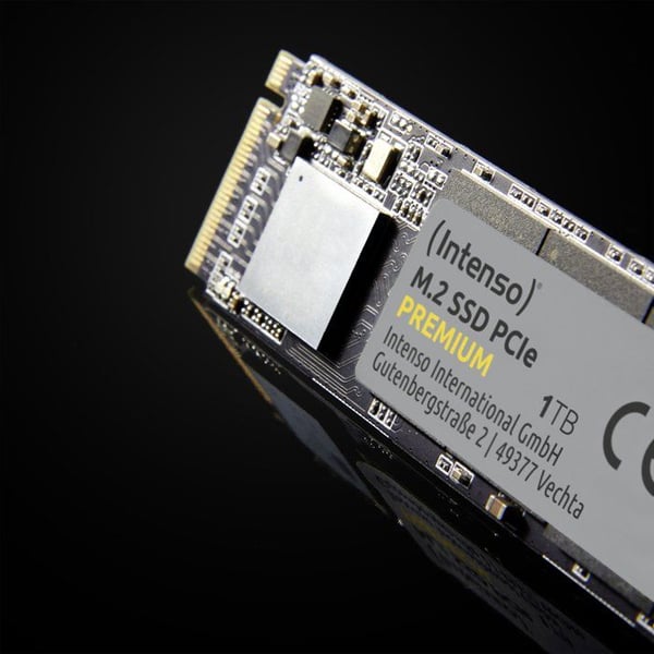 INTENSO - Premium - Intern SSD - 250 Go - NVMe M.2 PCIe Gen 3x4 - Läshastighet upp till 2 100 Mo/s