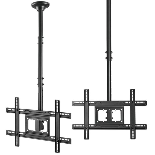 Støtte til tv loft - Maclean - 23-100 tommer - Maksimal belastning 50 kg - Tiltning +5 til -25° - Metal