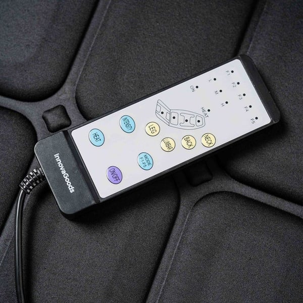 Massage madrass - INNOVAGOODS - Vhemat - 10 motorer - 5 lägen - Ländervärme