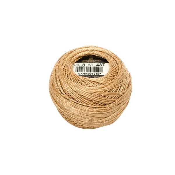 Coton perlé DMC art 116, tjocklek 8 - nystan på 80m - Att 437