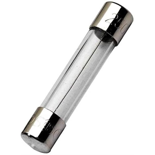 Glas-säkring - CELIMS - Paket med 5 - 5mm x 20mm - Snabb 250V - 12A
