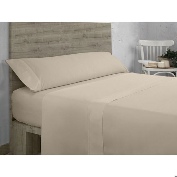 Alexandra House Living QUTUN påslakan Taupe 200 x 200 cm 200 x 1 x 200 cm