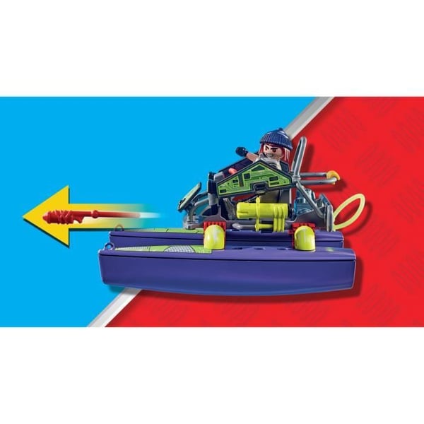 PLAYMOBIL 71147 Transformable Bandit Quad, politibetjente eliteenhed, City Action, 5 år og opefter