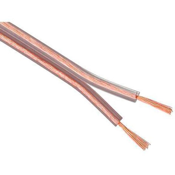 VELLEMAN Högtalarkabel 2 x 4,00 mm_ 100 m OFC genomskinlig VELLEMAN Högtalarkabel 2 x 4,00 mm_ 100 m OFC genomskinlig