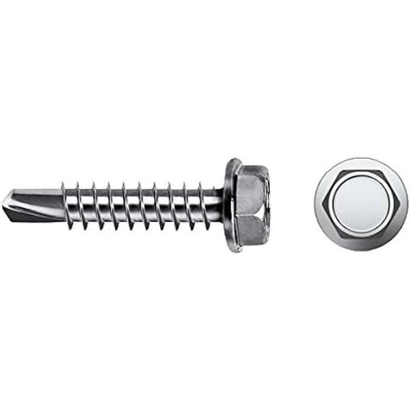 Zeal 955637504 K – Skruv DIN 7504 K Spets sexkantsborr Ø 5,5 x 63 mm Förzinkat, 100 enheter