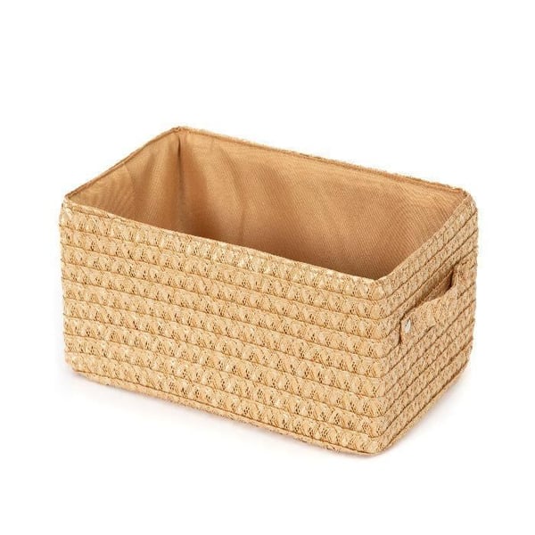 Förvaring korg - COMPACTOR - En storlek - Beige - Flätad polypropen - Tvättstugeaccessoarer
