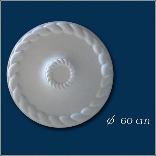 PROVISTON Rosett Polystyren Diameter 600 mm Vit