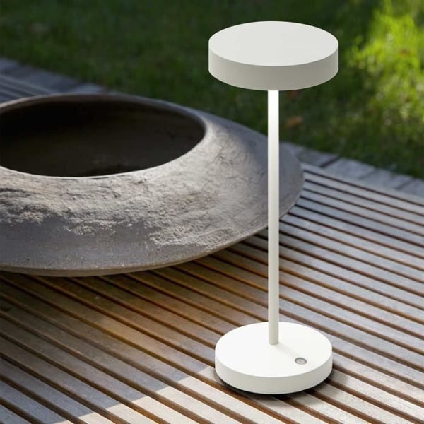 Bärbar Lampa - Ideal Lux - TOFFEE - Integrerad LED - 230Lm - IP54 - Vit