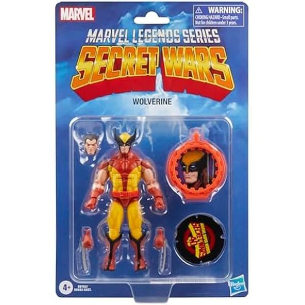 Samlarfigur - MARVEL - Wolverine - 15 cm - Inspirerad av serietidningar - Gul och Blå