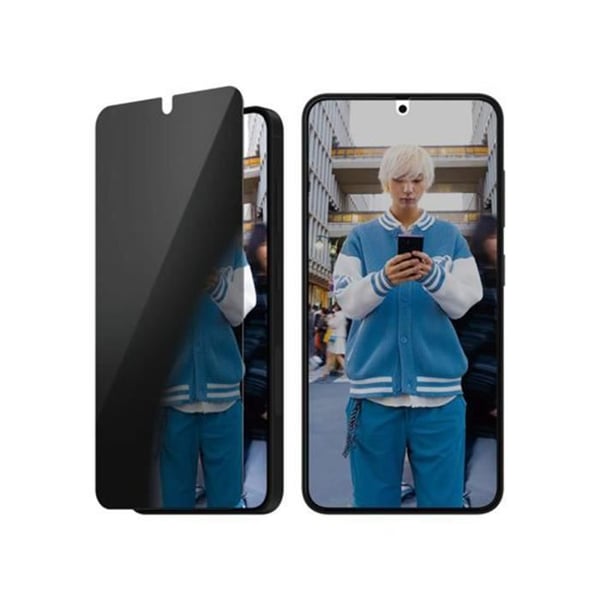 Skærmbeskyttelse - PanzerGlass - Galaxy S25 - Privatlivsfilter - Anti-fingeraftryk belægning - Stødbeskyttelse