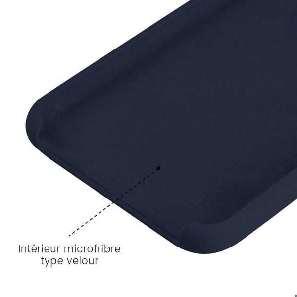 1001Coques - Silikon Soft Touch-skal kompatibelt med Samsung Galaxy A33 5G - Inuti mikrofiber sammet
