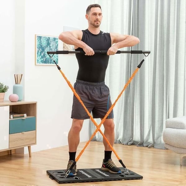 Komplett träningssystem - InnovaGoods - Gympak Max - Bärbar - Träningsguide - Fitness