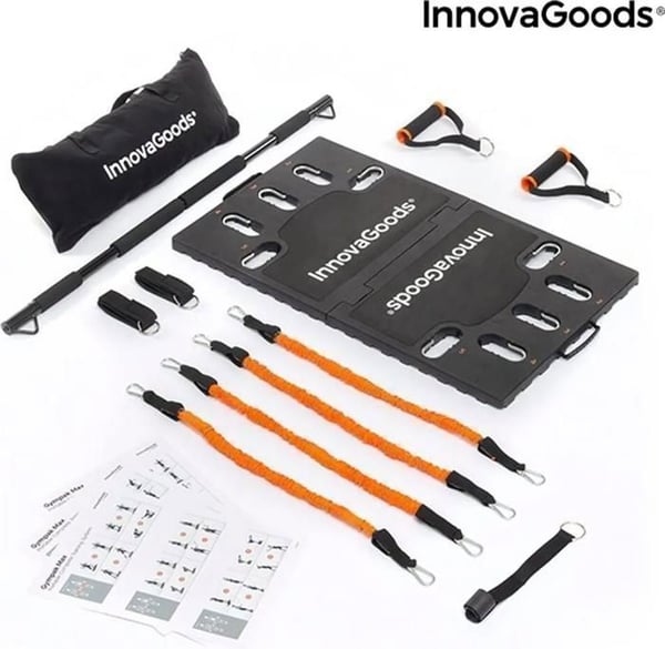 Komplett träningssystem - InnovaGoods - Gympak Max - Bärbar - Träningsguide - Fitness