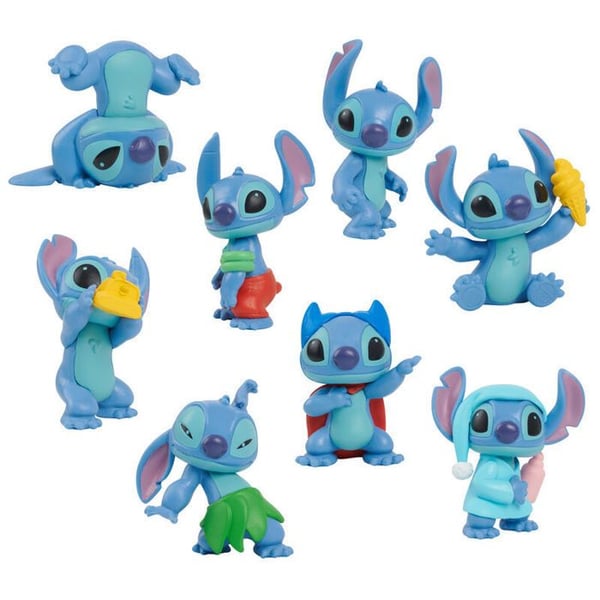 Figurin - Just Play - Disney Stitch - Färgglad figurin - Idealisk för samlare - Blandat