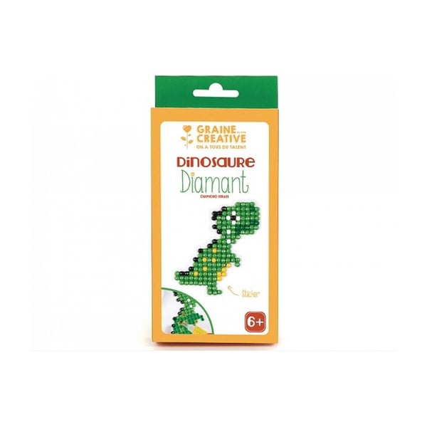 Mosaikset - GRAINE CREATIVE - Dinosaurie - Små diamanter - Unisex - Från 6 år