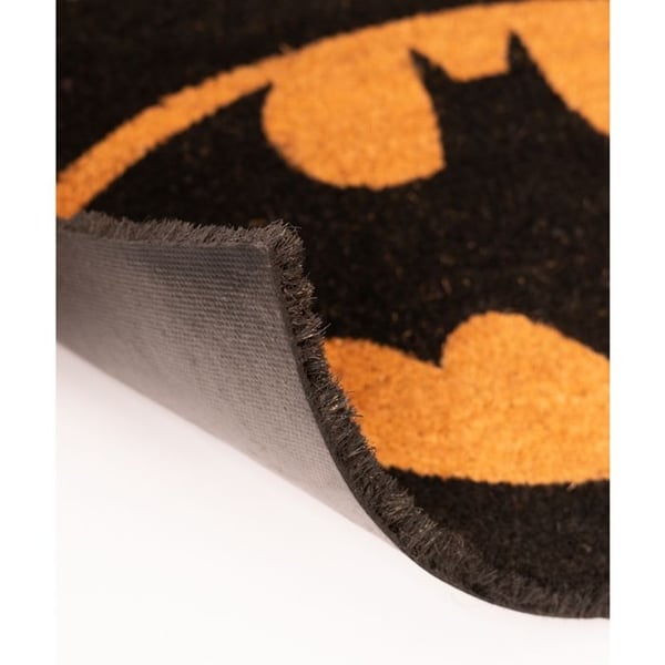 Dørmåtte - DC COMICS - Batman - Kokosfibre - Antiskrid PVC-bund - 60x40 cm