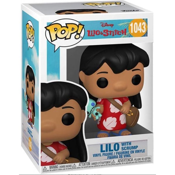 Figur - Funko Pop! - Lilo & Stitch - Lilo med Scrump - Disney - Mixad - Barn