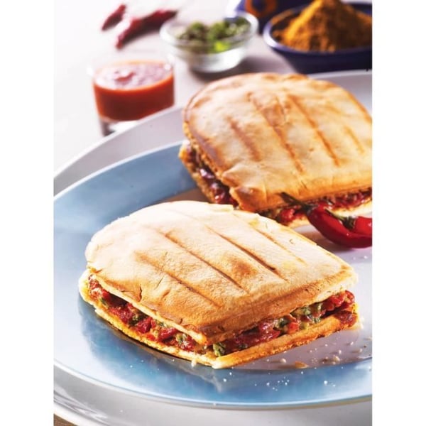 TEFAL Sæt med 2 Croque Monsieur tallerkener, Snack Collection, Tåler opvaskemaskine XA800112