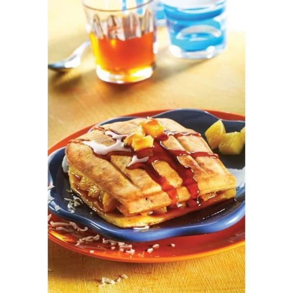 TEFAL Sæt med 2 Croque Monsieur tallerkener, Snack Collection, Tåler opvaskemaskine XA800112