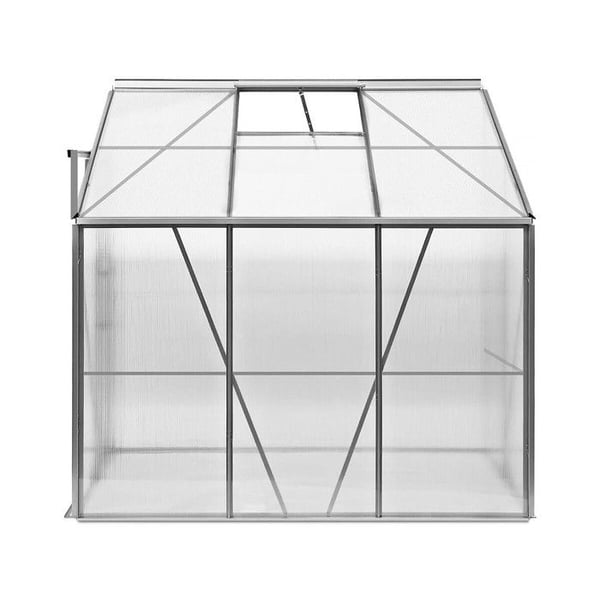 Polykarbonaatista valmistettu Aneth-viherhuone, koko 190 x 125 x 195 cm - 2,37 m²